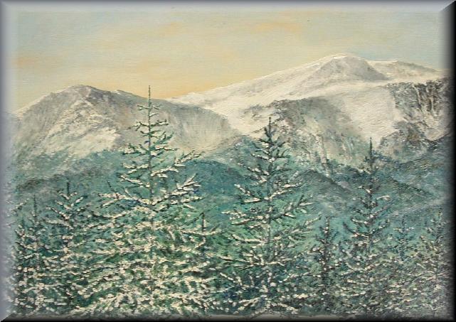 Mount Washington NH In the Winter