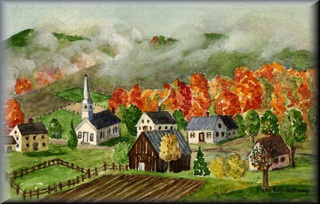 Village at Fall