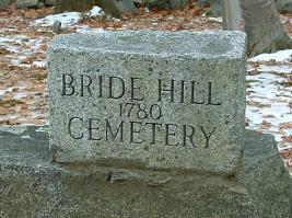 Click for larger image of Bride Hill sign