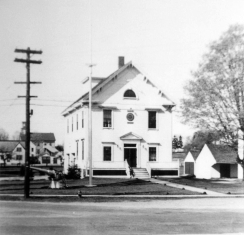 Fire Station and Legion Hall in 1938