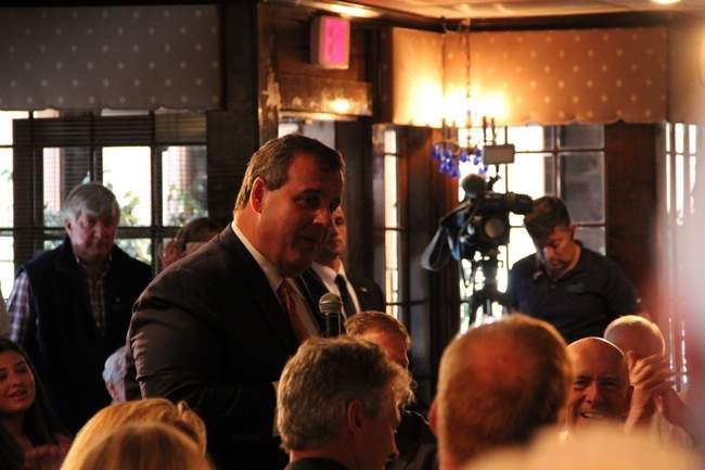 Chris Christie at the Galley Hatch