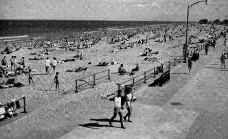 Hampton Beach on a mid-summer day.