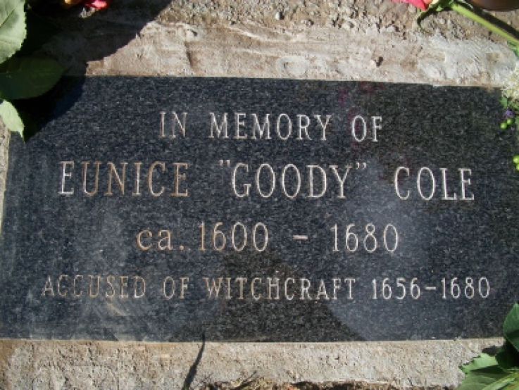 Goody Cole plaque