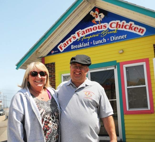 Farr's Famous Chicken owners Judy and Paul Conway