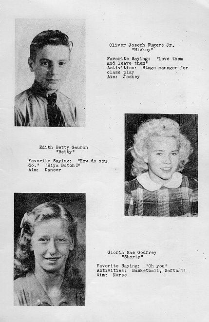 Oliver Joseph Fugere, Jr., Eddith Betty Gauron & Gloria Mae Godfrey