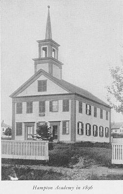 Hampton Academy in 1896