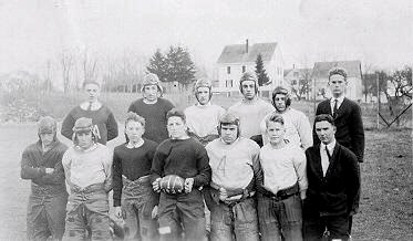 Hampton Academy's first football team in 1924
